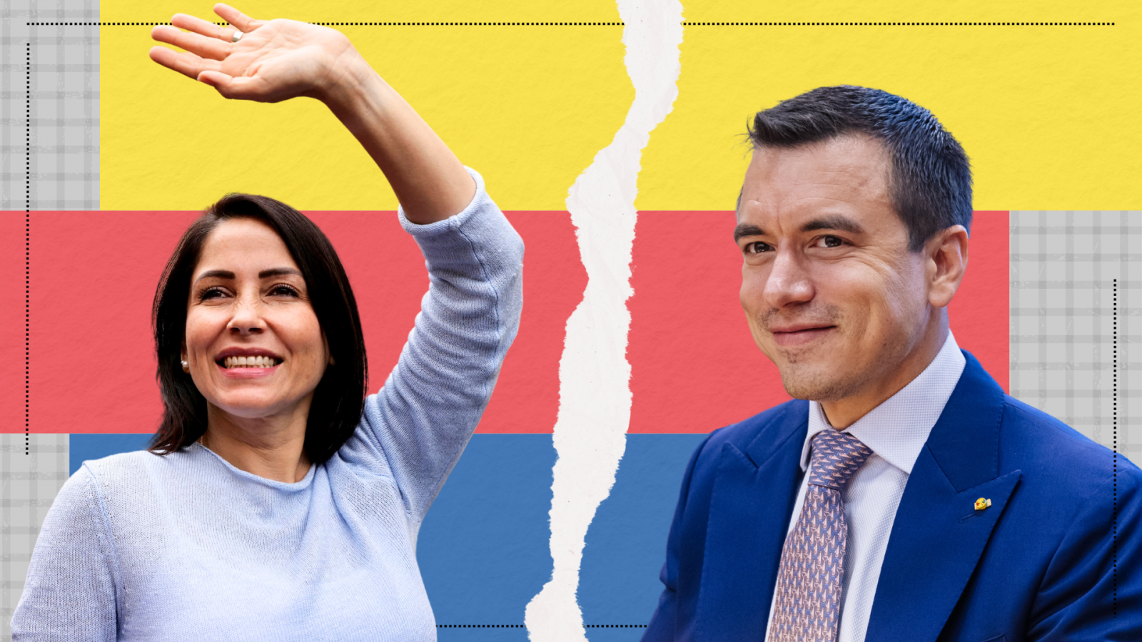 Ecuador decide entre Noboa y González en la segunda vuelta de las presidenciales