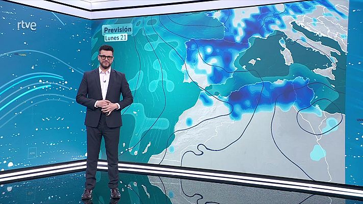 El tiempo - Probables chubascos con tormenta en el extremo este peninsular