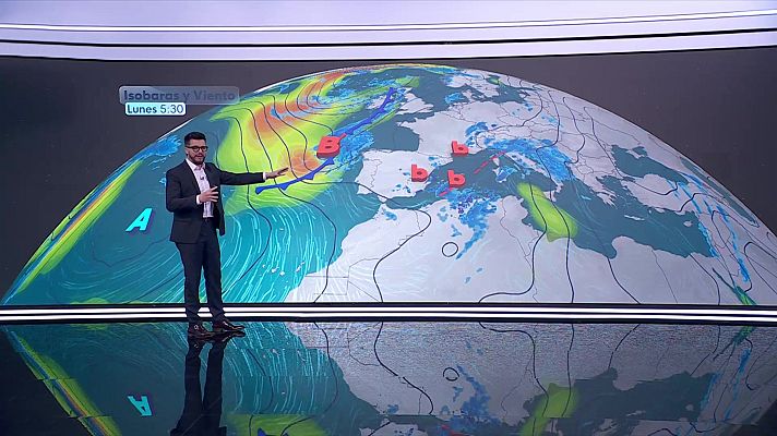 El tiempo - Temperaturas máximas en descenso notable en el Cantábrico oriental