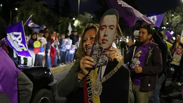 Informativo 24h - Noboa aventaja a González en las elecciones de Ecuador