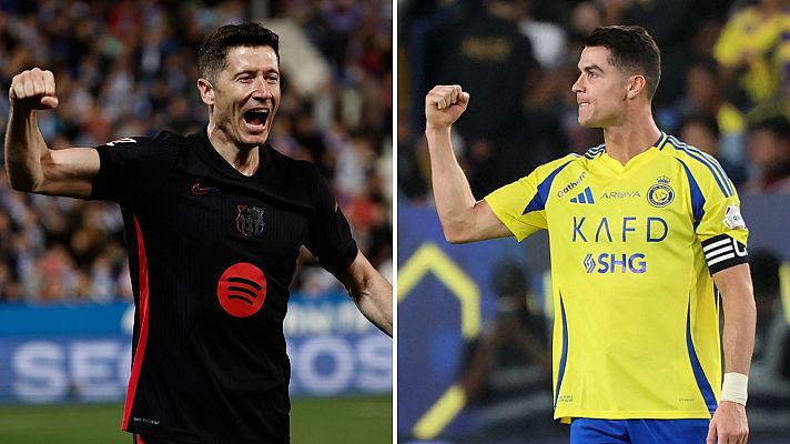 Flick alaba la "profesionalidad" de Lewandowski y compara su "físico increíble" con el de Cristiano