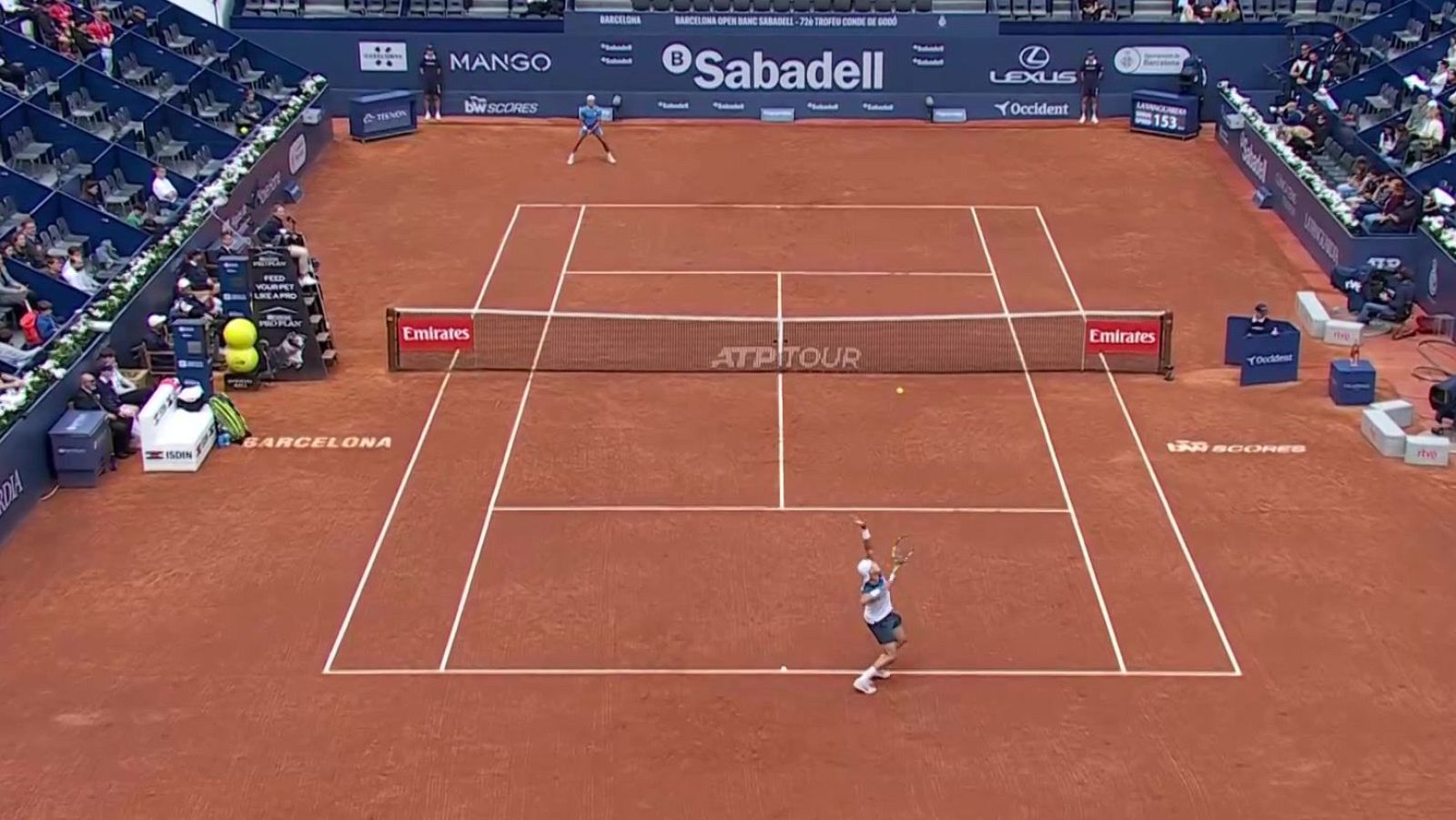 Tenis - ATP 500 Barcelona Trofeo Conde de Godó: Holger Rune - Sebastián Báez - ver ahora