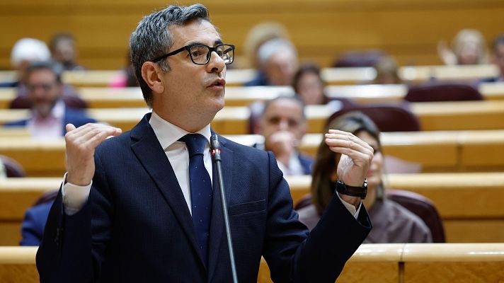 Telediario 1 - Bolaños señala ante el juez Peinado que la asesora de Begoña Gómez fue contratada de forma legal