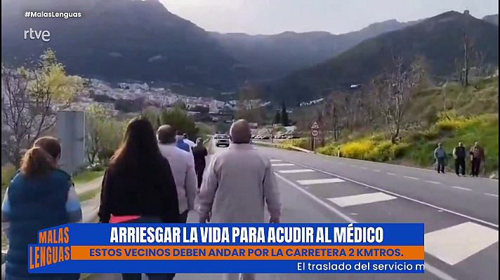 Malas lenguas - Los vecinos de Cazorla se juegan la vida para ir al médico