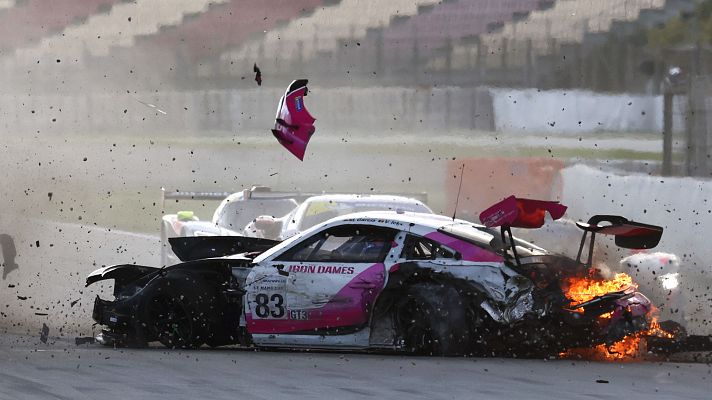 Marta García, campeona de F1 Academy 2023, tras su accidente: "Empecé a ver el fuego e inhalé humo"