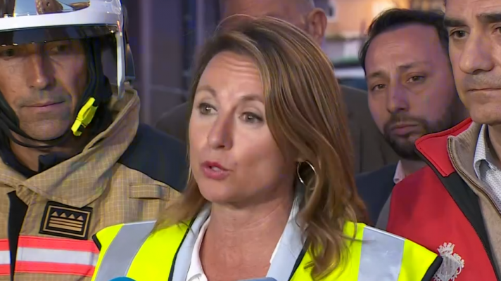 La alcaldesa de Castellón, Begoña Carrasco, sobre el incendio: "Se ha originado en un patio de luces"