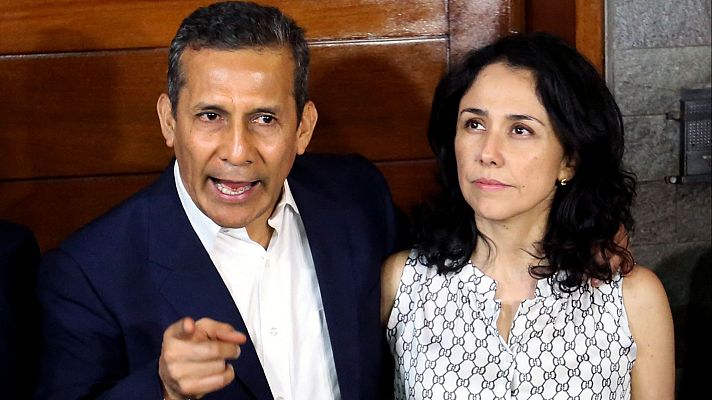 Telediario 2 - Perú proporciona un salvoconducto a la esposa del expresidente Humala pese a estar acusada de lavado de dinero