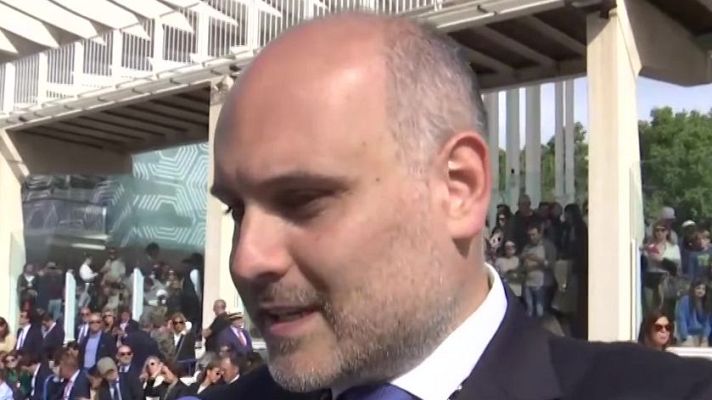 La hora de La 1 - La legión desembarca en Málaga para portar al Cristo de Mena: "El tiempo ha acompañado"