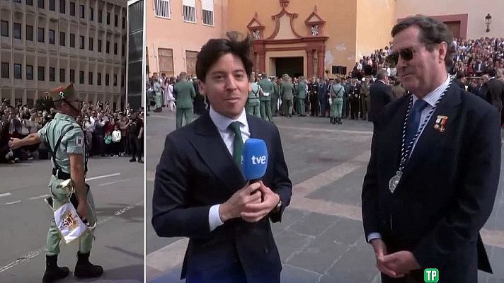 La hora de La 1 - Antonio Garamendi, presidente de la CEOE, recibe la Medalla de Honor del Cristo de Mena