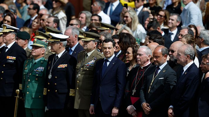 La hora de La 1 - Juanma Moreno, sobre el Cristo de Mena: "Vivirlo en directo es algo que te llena, emociona y conmueve"