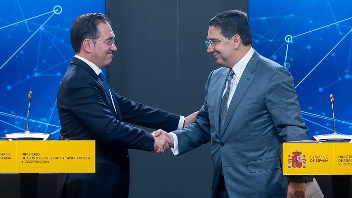 Informativo 24h - Albares muestra sintonía con su homólogo marroquí y ve el plan de Marruecos para el Sáhara la iniciativa más "realista"