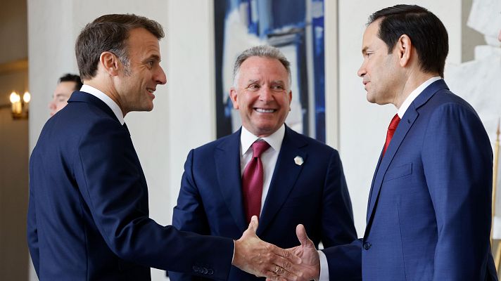 Marco Rubio se reúne con Macron en París para impulsar las negociaciones de paz en Ucrania