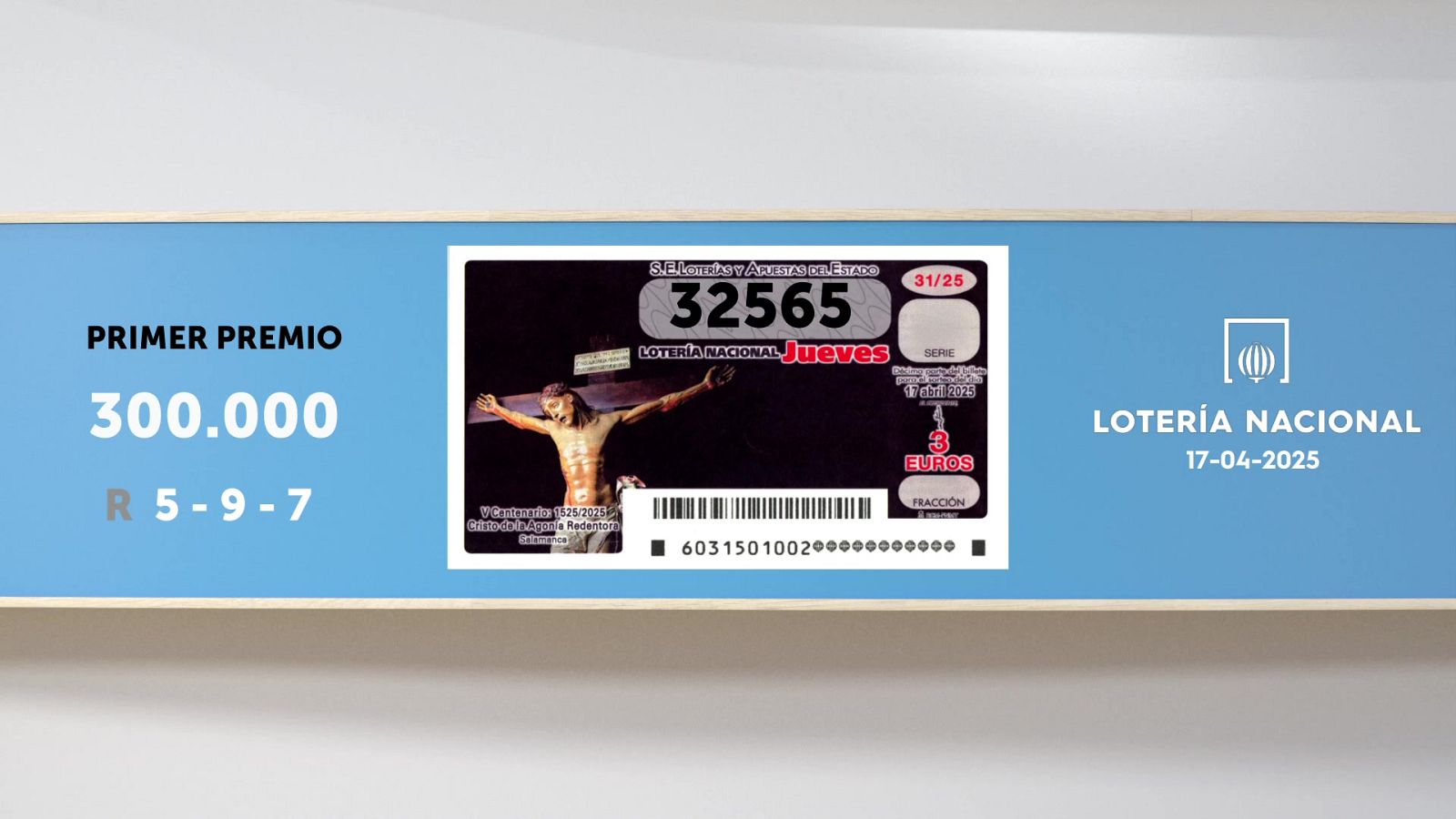 Sorteo de la Lotería Nacional del 17/04/2025 - Ver ahora