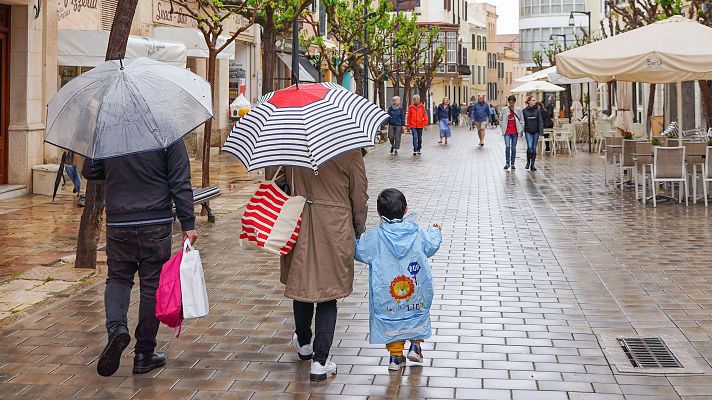 Tiempo inestable para acabar la Semana Santa: lluvia, viento y granizadas en el nordeste