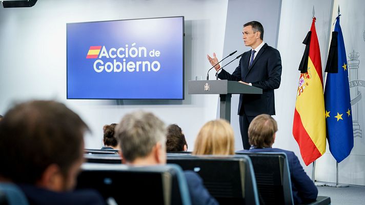 Telediario 1 - Sánchez eleva el gasto en defensa 10.471 millones para llegar al 2%: "España cumplirá este año con el objetivo"