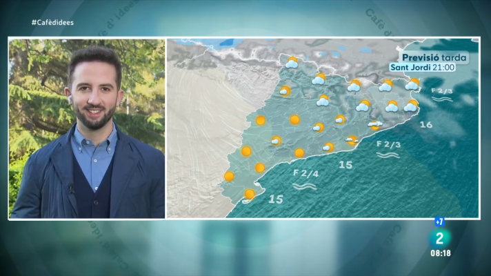 El temps - Sant Jordi tranquil amb força sol i bonança