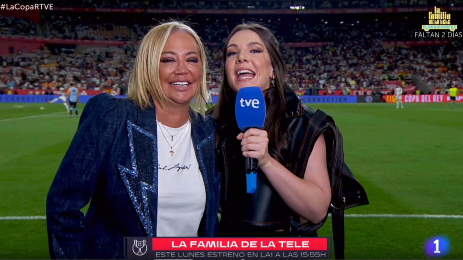 Belén Esteban e Inés Hernand la lían en la final de la Copa del Rey