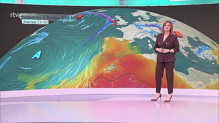 El tiempo - Ascenso notable de las temperaturas máximas en áreas de montaña de la mitad norte