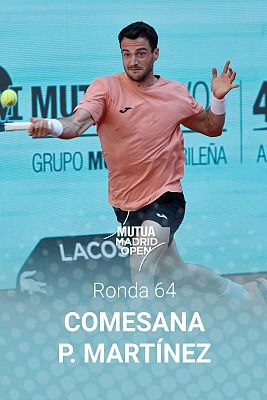 Madrid Open de Tenis - ATP Mutua Madrid Open: Francisco Comesaña - Pedro Martínez
