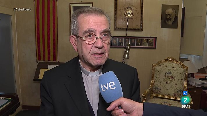 Cafè d'idees - El capellà català que viu a la basílica on s'enterrarà al papa Francesc