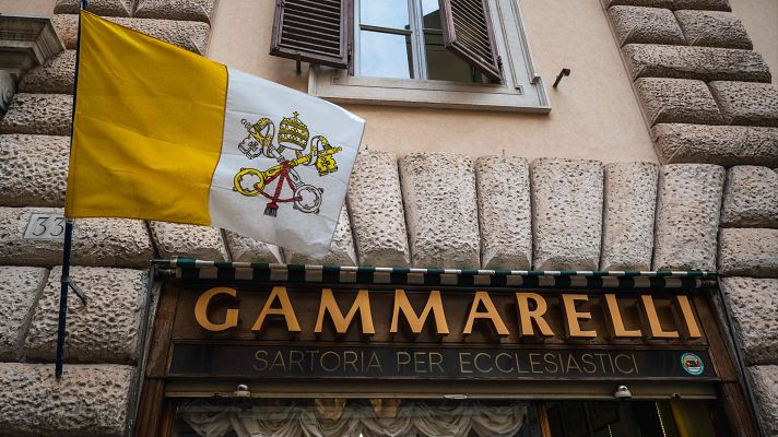 Telediario 1 - Gammarelli: la sastrería de Roma que confecciona trajes para los papas