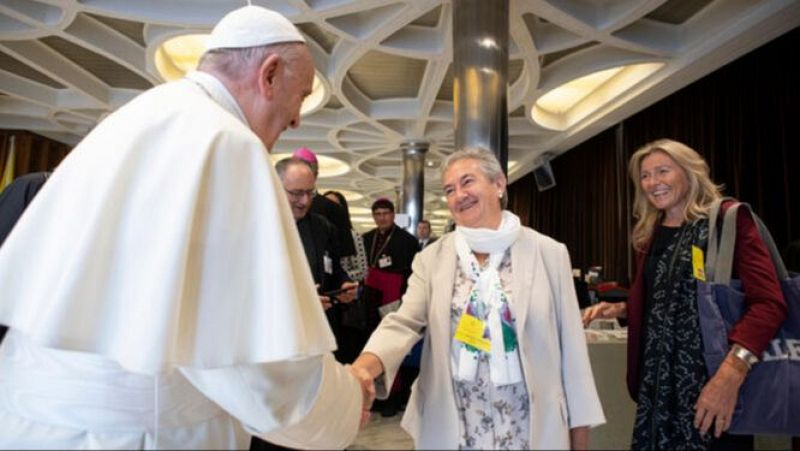 María Luisa Berzosa, la mano derecha del papa Francisco: "Ser amiga personal del papa no tiene caducidad"