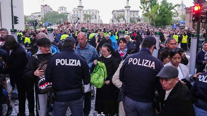 Fin de semana 24h - Gran despliegue de seguridad en Roma para el funeral del papa Francisco
