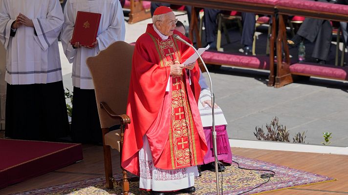 Funeral papa Francisco: Giovanni Battista Re lee la homilía - Especiales informativos | Ver
