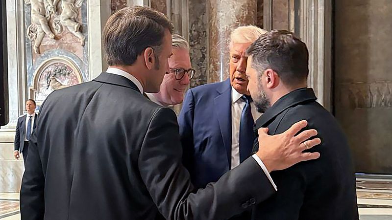 Los líderes mundiales se encuentran en el funeral del papa Francisco