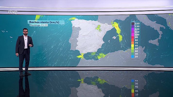 Las máximas aumentarán en litoral Mediterráneo y Alborán, descenderán en el resto
