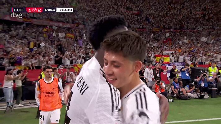Tchouameni volvió a adelantar al Real Madrid con un cabezazo en un córner