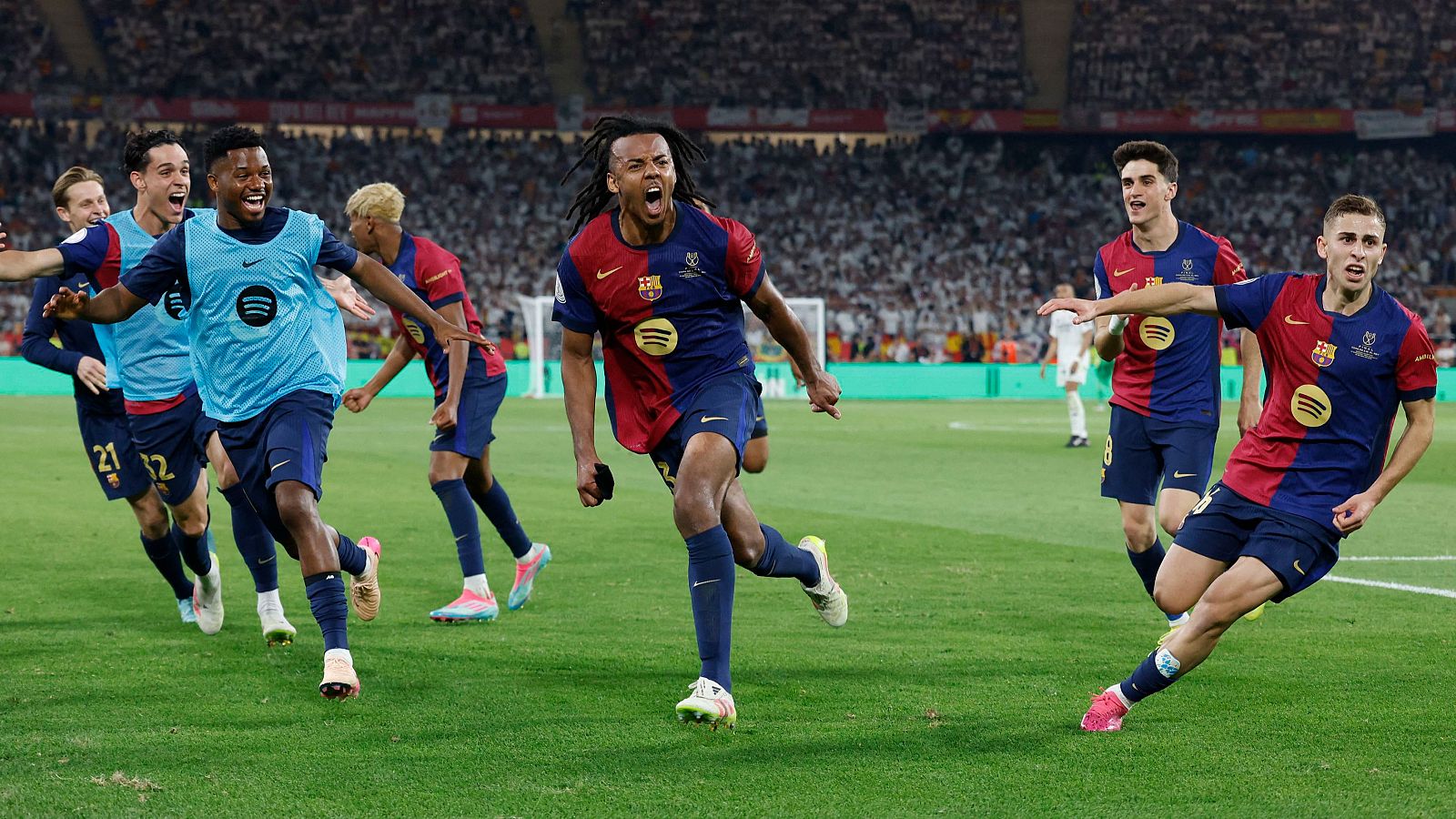Un gol que vale una Copa: Koundé decide la final con un disparo desde fuera del área