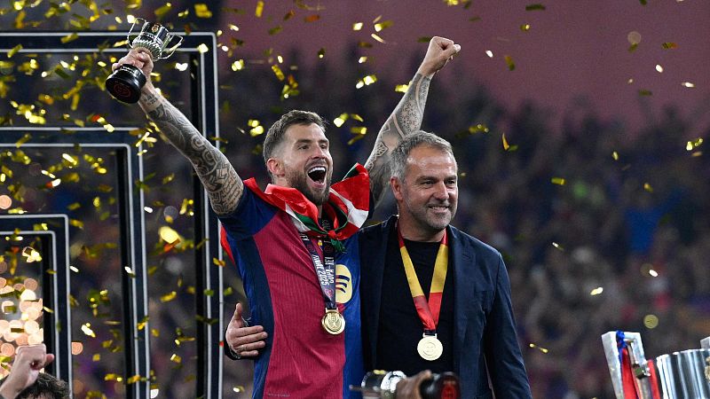 Flick: ''Koundé salvó dos ocasiones y luego marcó el 3-2, es increíble'' - Copa del Rey | Ver