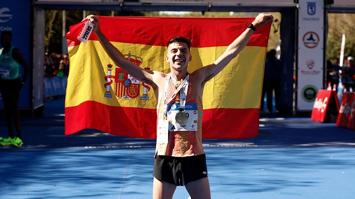 Yago Rojo logra el bronce en la Maratón de Madrid con 2:09:37