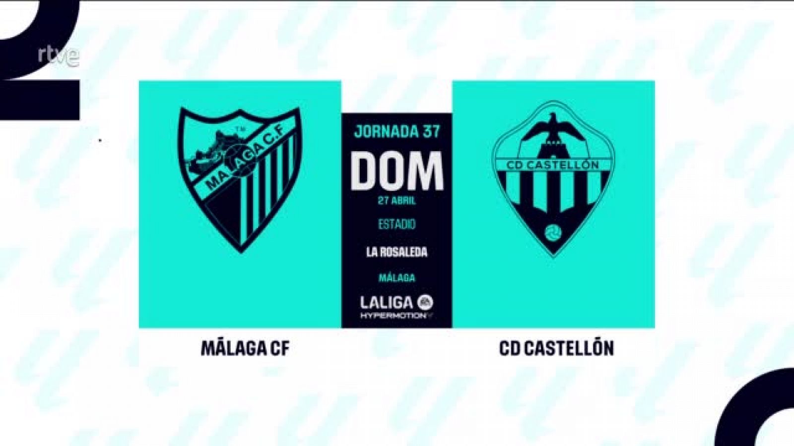 Málaga - Castellón: resumen del partido, 37ª jornada de Segunda