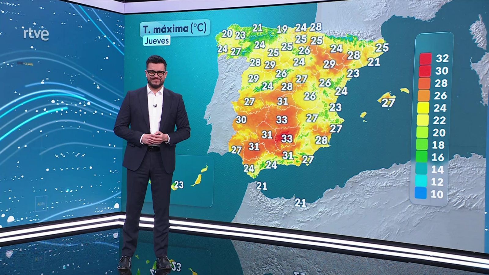 Máximas en descenso en el área mediterránea y en ascenso en Canarias y en el resto de la Península - ver ahora