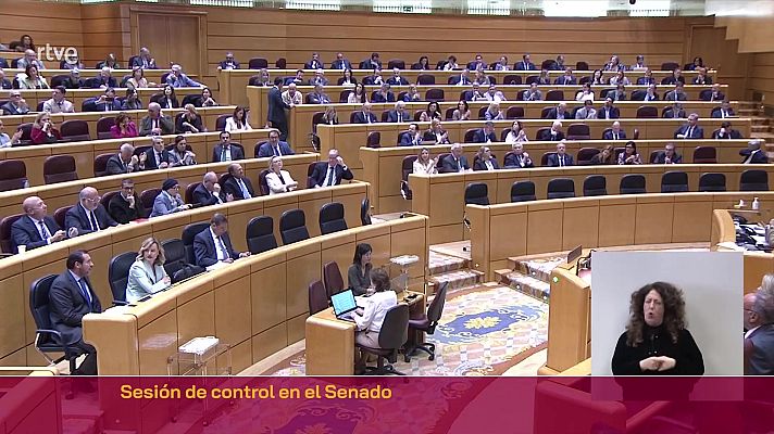 Parlamento - Sesión de Control del Senado