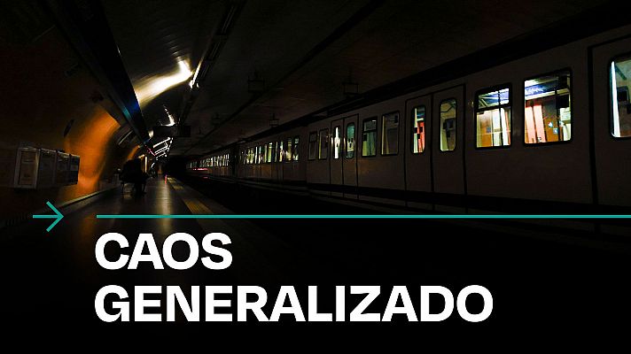 Apagón masivo: así se ha vivido en toda España, trenes, metros y semáforos apagados