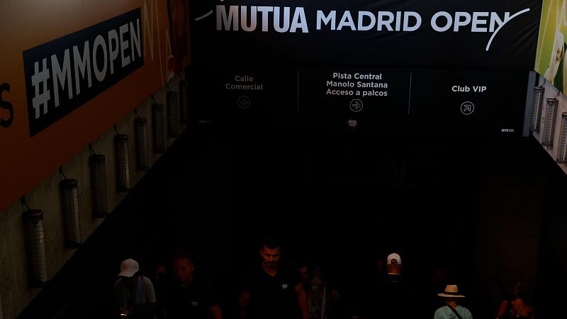 Apagón en España: así se vivió en el Madrid Open en la Caja Mágica - Especiales informativos | Ver