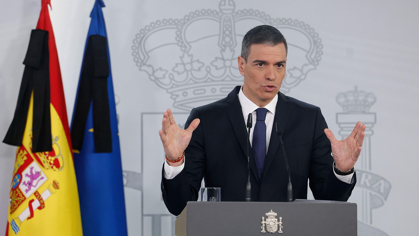Comparecencia íntegra de Pedro Sánchez por el apagón eléctrico en toda España