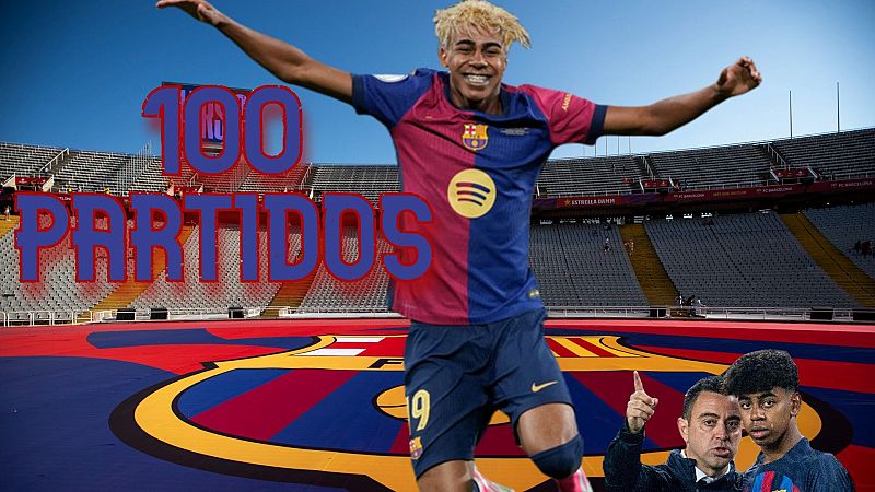 Lamine Yamal: 100 partidos con el Barça, con 17 años y en Champions - Los Deportes de La1 | Ver