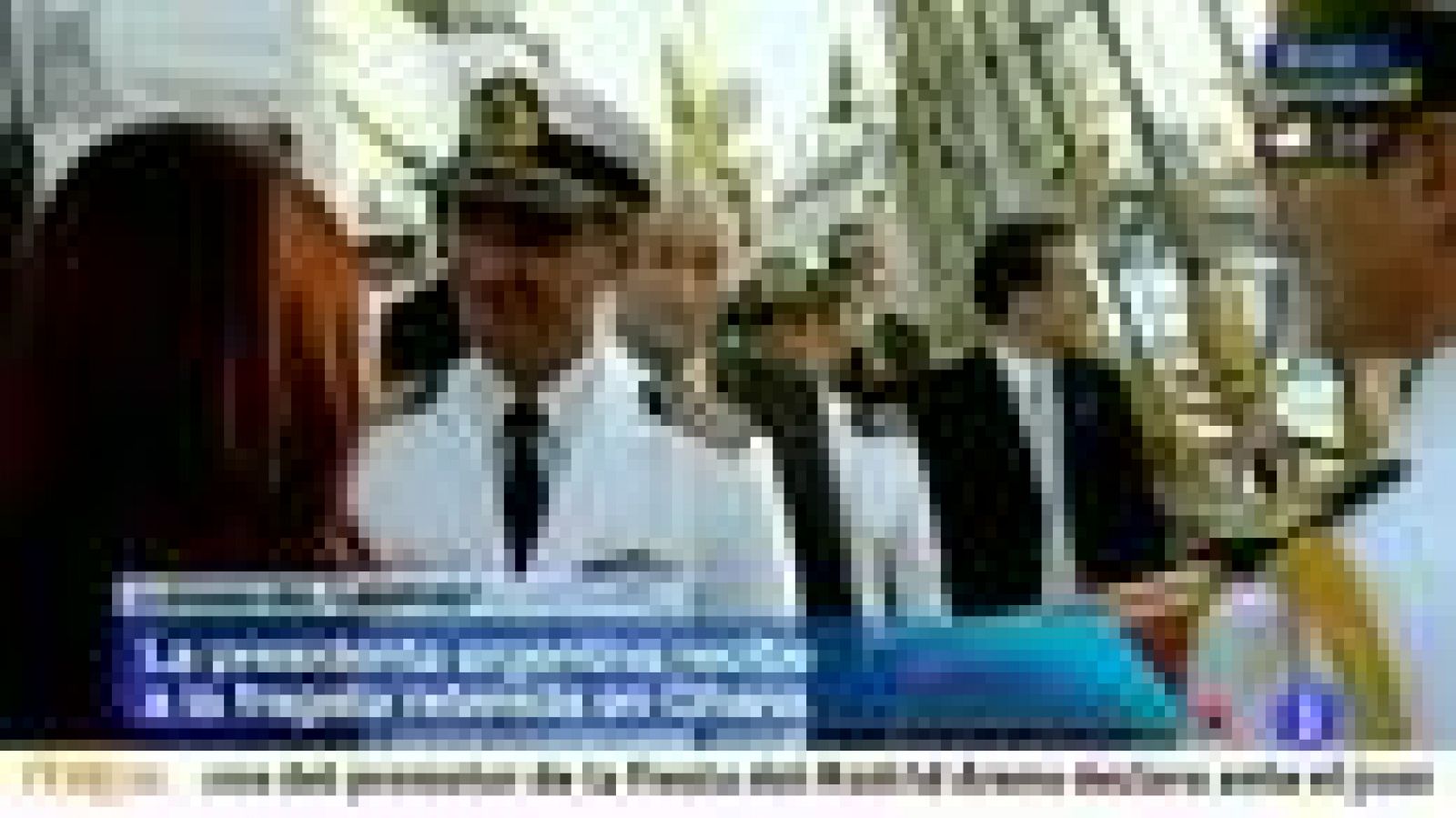 Cristina Fernández convierte el regreso de la fragata Libertad en un acto de masas