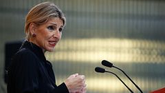 Yolanda Díaz pide que se asuman las responsabilidades "archimillonarias" por el apagón y "parar" la opa al Sabadell