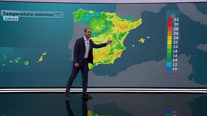 El tiempo - Ascensos notables de temperaturas máximas en el suroeste peninsular