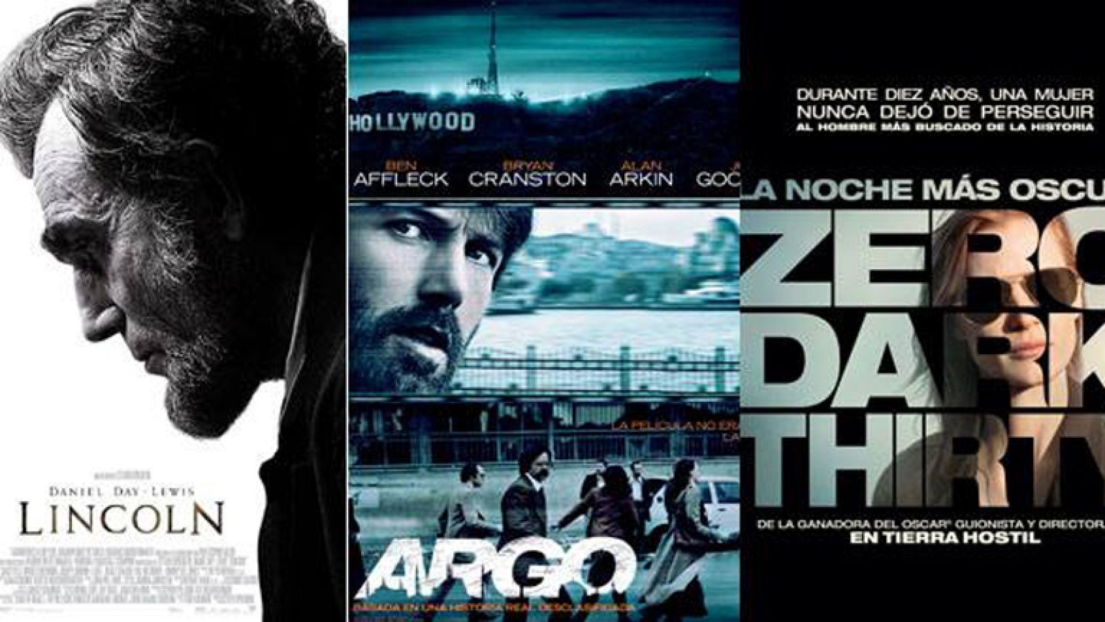 'Lincoln', 'La noche más oscura' y 'Argo', favoritas para las nominaciones de los Oscar