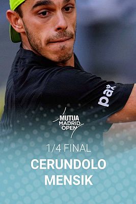 ATP Mutua Madrid Open: Francisco Cerúndolo - Jakub Mensík