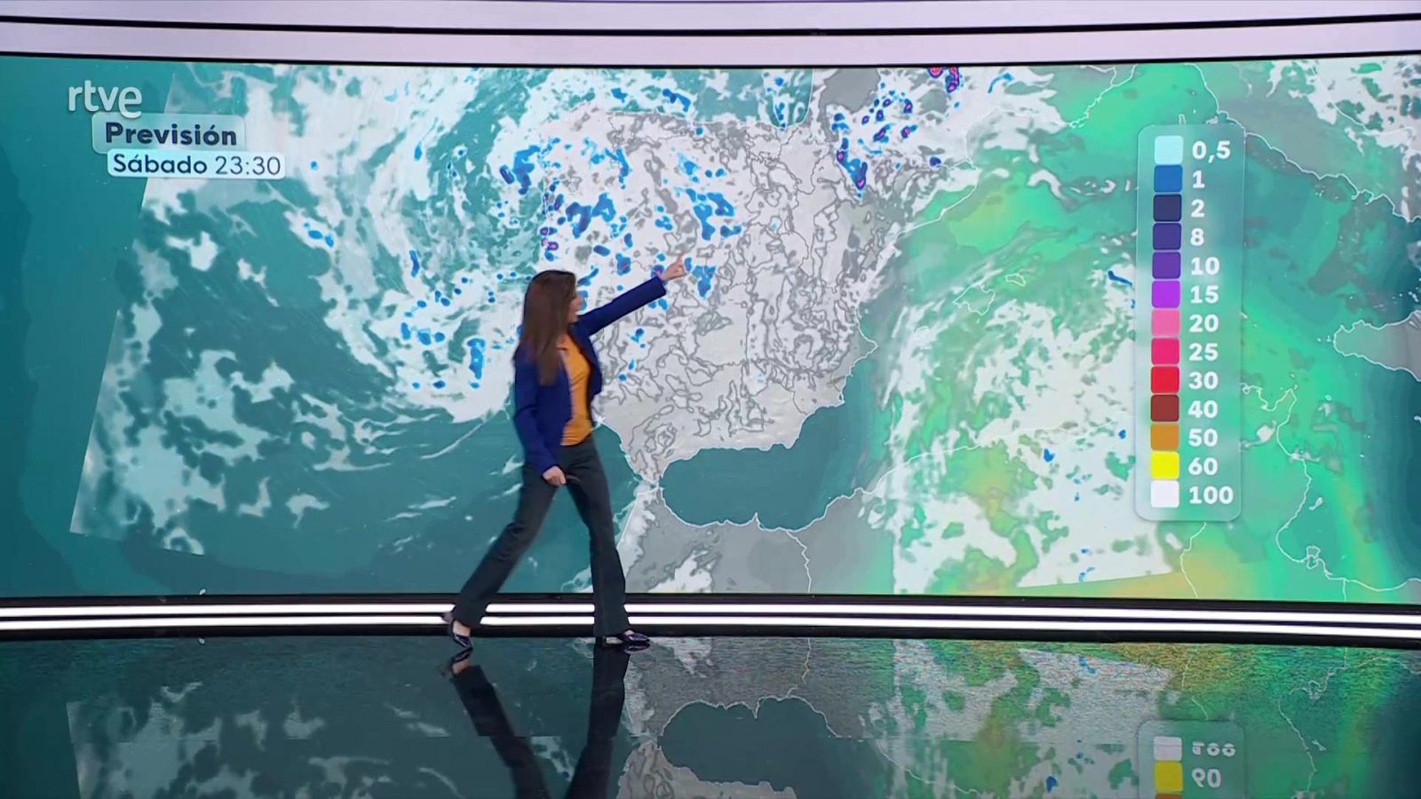Precipitaciones localmente persistentes en el oeste del sistema Central - ver ahora