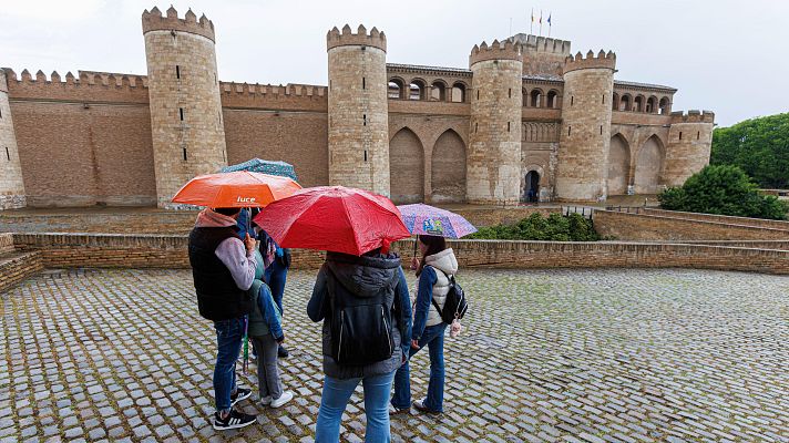 El tiempo - Lluvias en la mitad occidental, zonas del tercio oriental y en Baleares