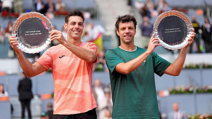 Tenis - Granollers, tras ganar el título de dobles del Madrid Open: "Nos lo merecemos"