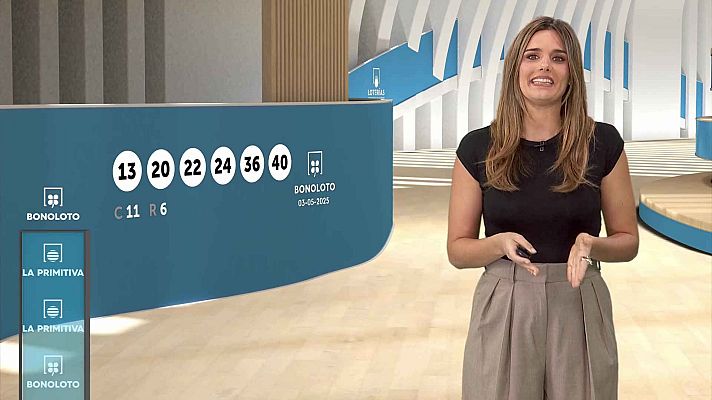 Loterías - Sorteo de la Bonoloto y Primitiva del 03/05/2025